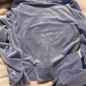Juicy couture purple zip up
